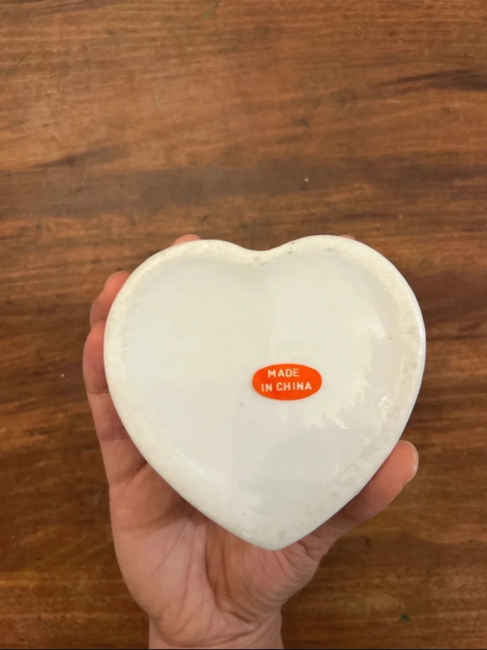 Heart-Shaped Floral Trinket Box - Pastel Ribbon Design